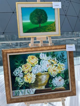 Bursiyer Kardeşimiz Talha Gül’ün Resim Sergisi