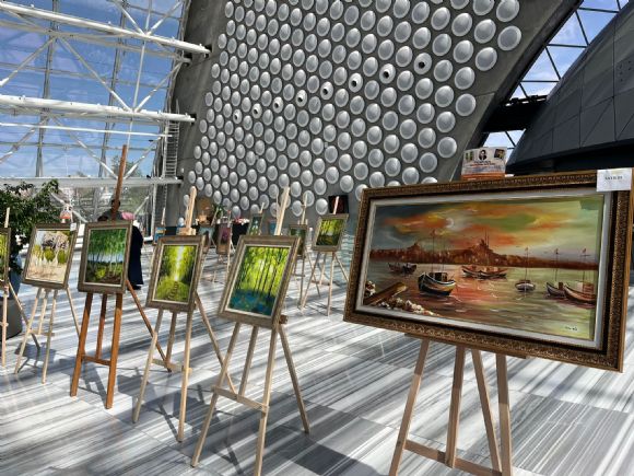 Bursiyer Kardeşimiz Talha Gül’ün Resim Sergisi