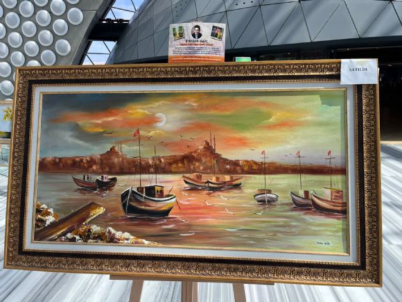 Bursiyer Kardeşimiz Talha Gül’ün Resim Sergisi