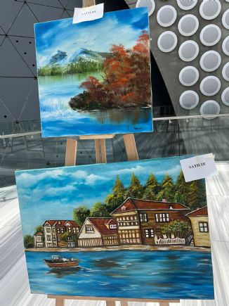 Bursiyer Kardeşimiz Talha Gül’ün Resim Sergisi