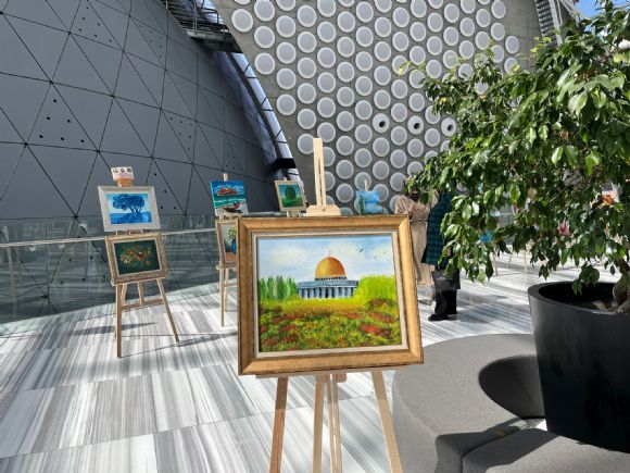 Bursiyer Kardeşimiz Talha Gül’ün Resim Sergisi