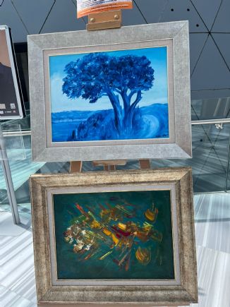 Bursiyer Kardeşimiz Talha Gül’ün Resim Sergisi